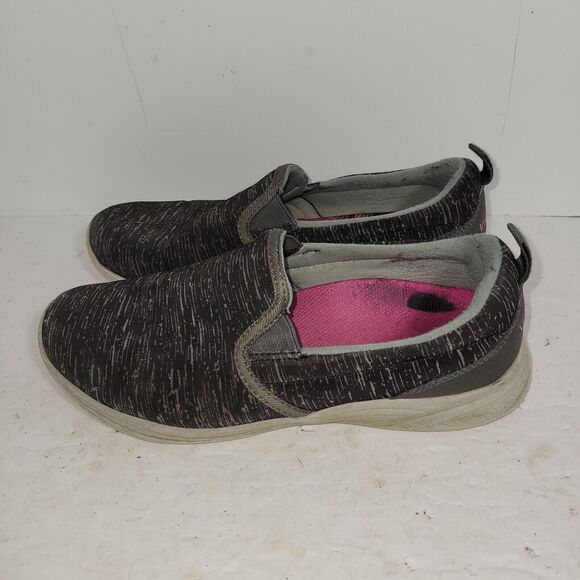 Vionic Shoes Womens Sz 8 Black Kea Slip On Sneakers Walking Boat Beach Boating - Picture 6 of 12